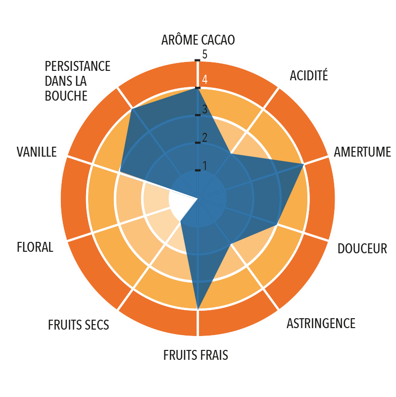 Profil gustatif de Chocolat Noir Dominicain